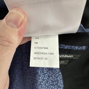 INDOCHINO jacket blazer sport coat black two button 44R professional custom made